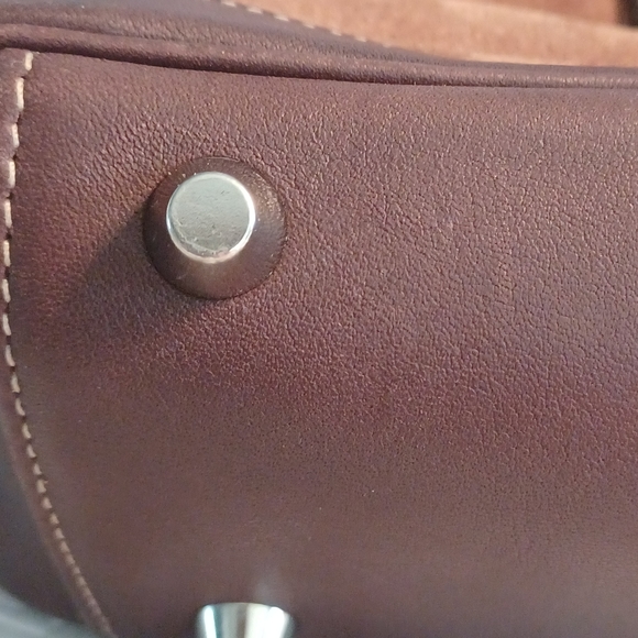 COACH LOP9423 VINTAGE "BONNIES LEGACY" SUEDE/LEATHER TOTE/SATCHEL BAG - Picture 10 of 14